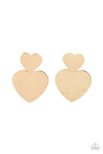 Load image into Gallery viewer, Heart-Racing Refinement - Gold Earrings
