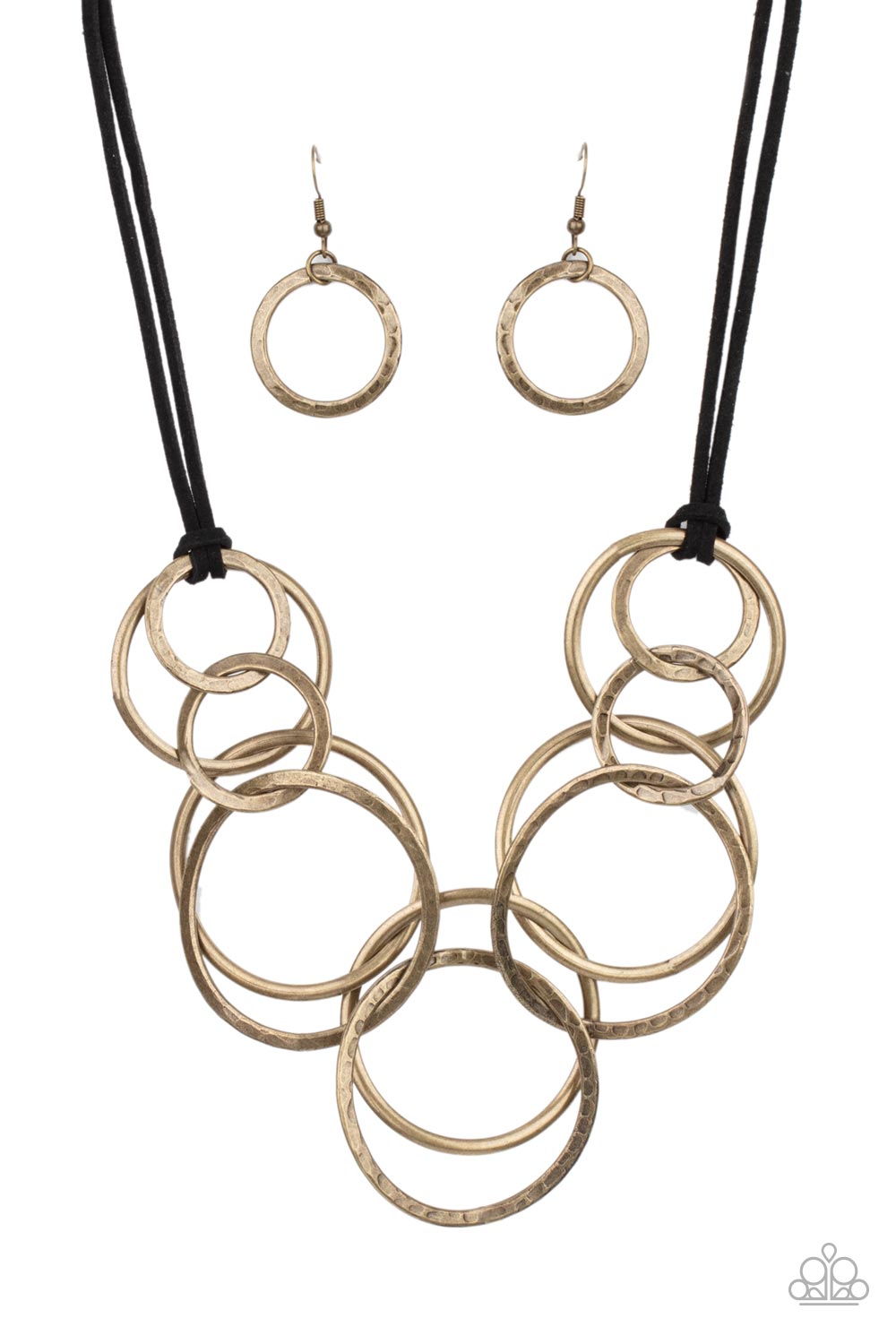Spiraling Out of COUTURE - Brass Necklace