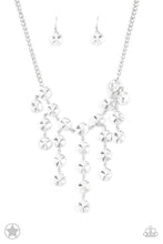 Load image into Gallery viewer, Spotlight Stunner - Blockbuster White Necklace
