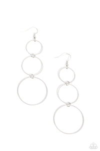 Urban Ozone - Silver Earrings