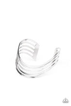 Load image into Gallery viewer, Tantalizingly Tiered - Silver Cuff Bracelet
