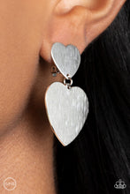 Load image into Gallery viewer, Cowgirl Crush - Silver ClipOn Earrings
