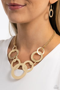 Uptown Links - Gold Necklace
