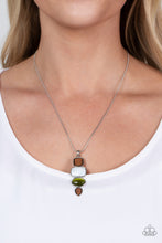 Load image into Gallery viewer, Elemental Energy - Green Multicolor Necklace
