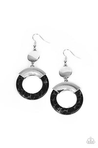 ENTRADA at Your Own Risk - Black Earrings
