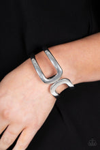 Load image into Gallery viewer, Industrial Empress - Silver Cuff Bracelet
