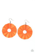 Load image into Gallery viewer, Fan the Breeze - Orange Earrings
