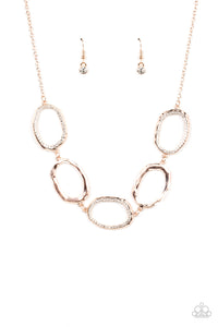 Gritty Go-Getter - Rose Gold Necklace