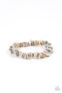 Grounded for Life - Multicolor Pebble Bracelet