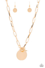 Load image into Gallery viewer, Tag Out - Gold Link Necklace
