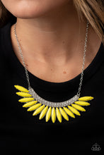 Load image into Gallery viewer, Flauntable Flamboyance - Yellow Necklace
