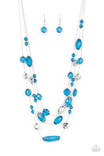 Load image into Gallery viewer, Prismatic Pose - Blue Necklace

