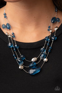 Prismatic Pose - Blue Necklace