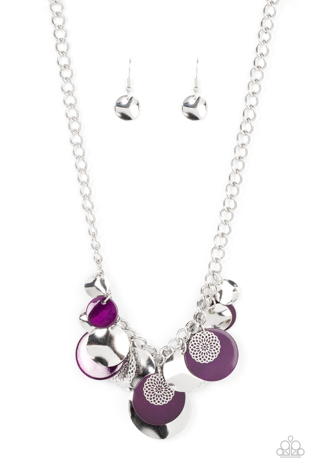 Oceanic Opera - Purple Necklace