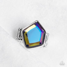 Load image into Gallery viewer, Abstract Escapade - Multicolor Iridescent Ring
