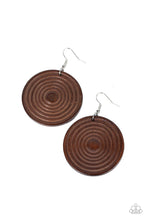 Load image into Gallery viewer, Caribbean Cymbal - Brown Earrings
