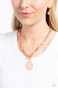 Tag Out - Copper Necklace