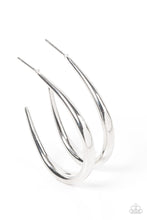 Load image into Gallery viewer, CURVE Your Appetite - Silver Earrings
