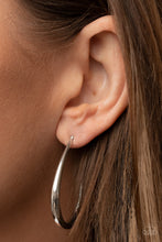 Load image into Gallery viewer, CURVE Your Appetite - Silver Earrings
