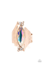Load image into Gallery viewer, Planetary Paradise - Rose Gold Iridescent Ring
