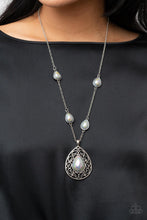 Load image into Gallery viewer, Magical Masquerade - Silver Iridescent Necklace
