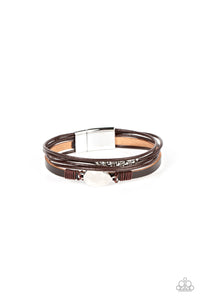 Tahoe Tourist - Brown Leather Bracelet