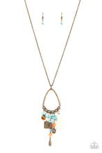 Load image into Gallery viewer, Listen to Your Soul - Brass Multicolor Necklace
