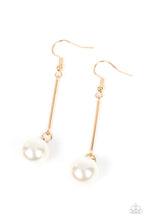 Load image into Gallery viewer, Pearl Redux - Gold Earrings
