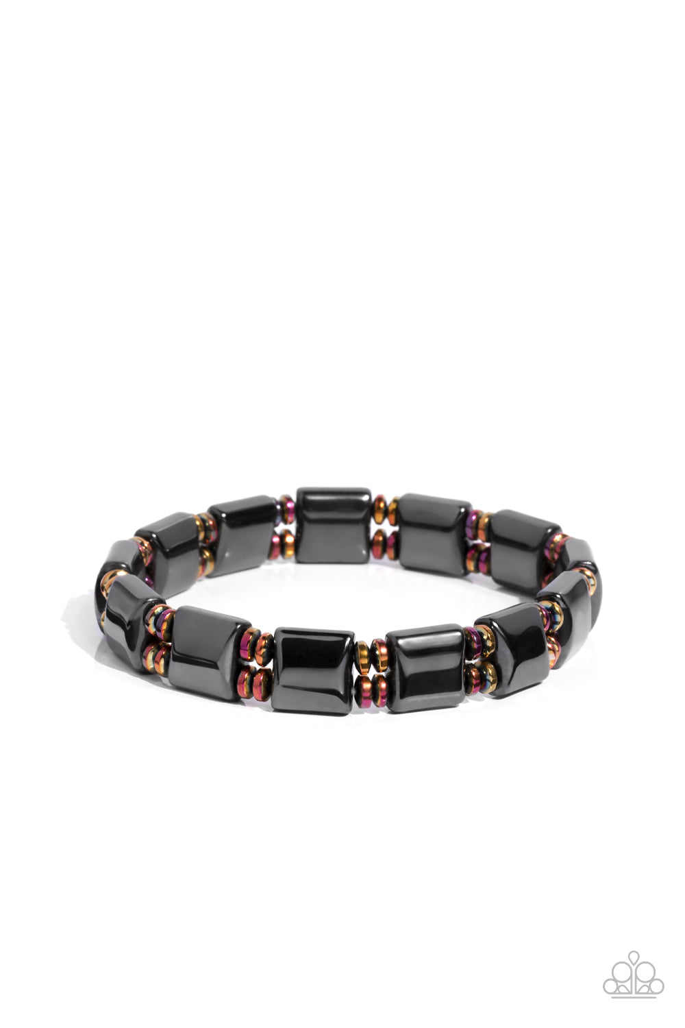 Cosmic Chrome - Multicolor Mens Collection Bracelet