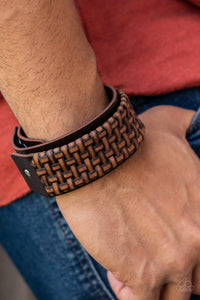 Urban Expansion - Brown Mens Collection Bracelet