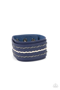 Real Ranchero - Blue Mens Collection Bracelet