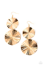Load image into Gallery viewer, In Your Wildest FAN-tasy - Gold Earrings
