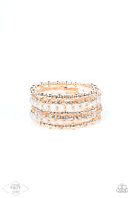 Load image into Gallery viewer, ICE Knowing You - Rose Gold Coil Bracelet
