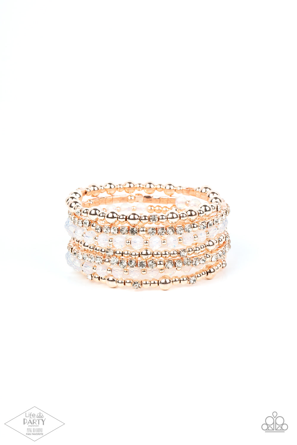 ICE Knowing You - Rose Gold Coil Bracelet