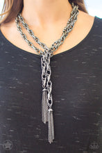 Load image into Gallery viewer, SCARFed for Attention - Gunmetal Necklace
