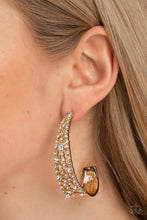 Load image into Gallery viewer, Cold as Ice - Gold Earrings
