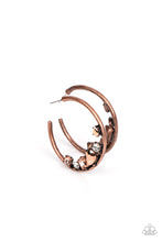 Load image into Gallery viewer, Attractive Allure - Copper Hoop Earrings
