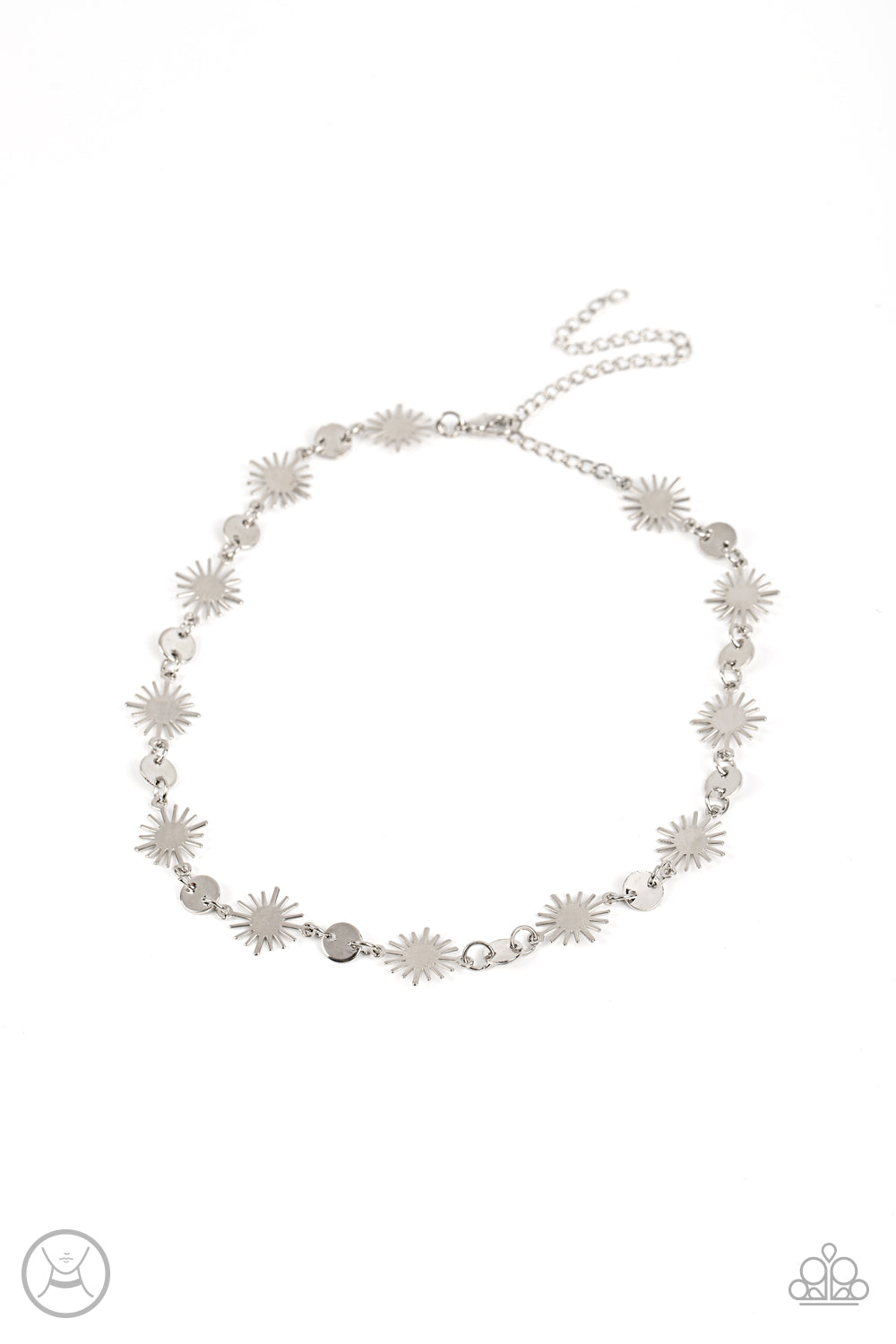 Astro Goddess - Silver Choker Necklace