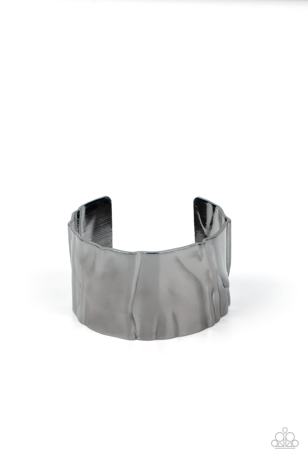 Modern Metallurgy - Black Gunmetal Cuff Bracelet