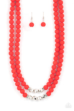 Load image into Gallery viewer, Summer Splash - Red Necklace
