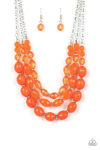 Tropical Hideaway - Orange Necklace