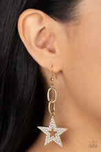 Load image into Gallery viewer, Cosmic Celebrity - Gold Earrings

