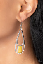 Load image into Gallery viewer, Adventure Story - Yellow Earrings
