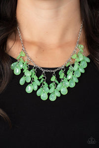 Crystal Cabaret - Green Necklace