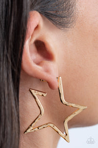 All-Star Attitude - Gold Earrings
