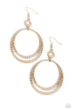 Load image into Gallery viewer, Spin Your HEELS - Gold Earrings
