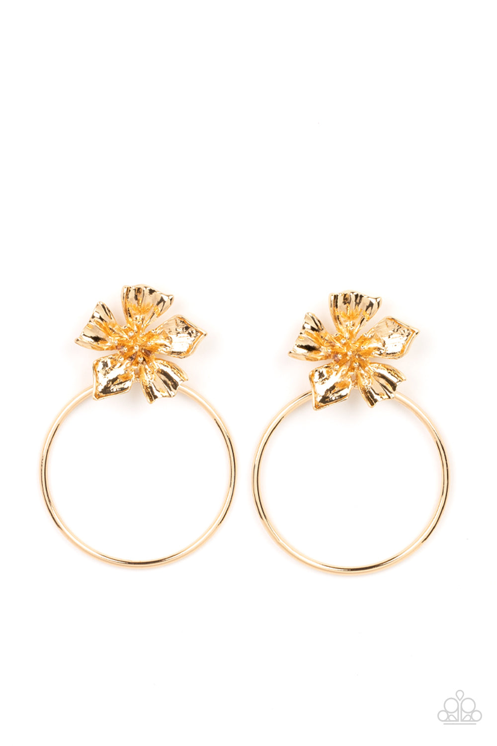 Buttercup Bliss - Gold Flower Earrings