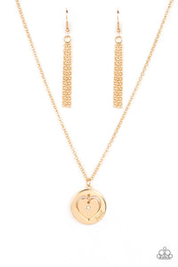 Heart Full of Faith - Gold Necklace