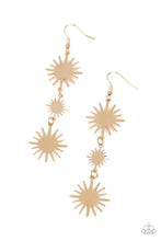Load image into Gallery viewer, Solar Soul - Gold Star Earrings
