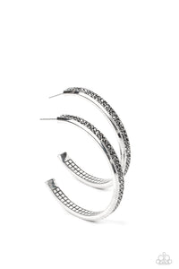 Flash Freeze - Silver Hoop Earrings